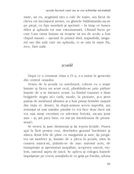 aceste lucruri care nu se vor schimba niciodată