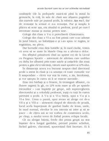 aceste lucruri care nu se vor schimba... aceste lucruri care nu se vor schimba...