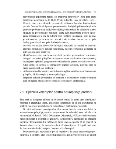 Neurodidactica învăţării şi... Neurodidactica învăţării şi...