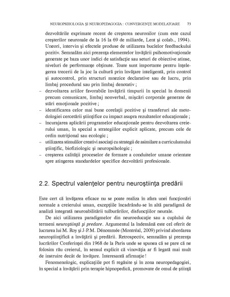 Neurodidactica învăţării şi psihologia cognitivă