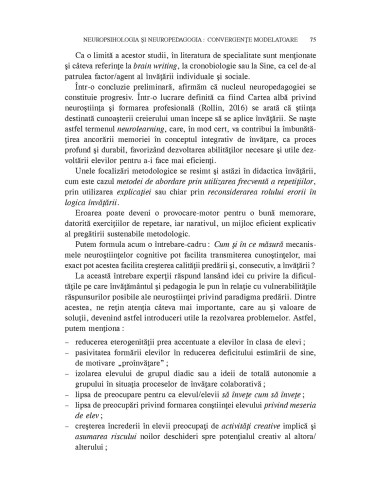Neurodidactica învăţării şi... Neurodidactica învăţării şi...