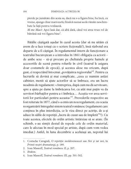 Dimineața actrițelor