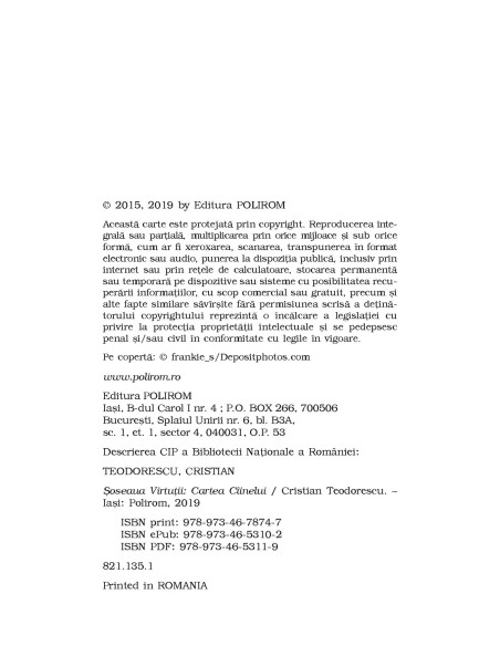 Şoseaua Virtuţii. Cartea Cîinelui