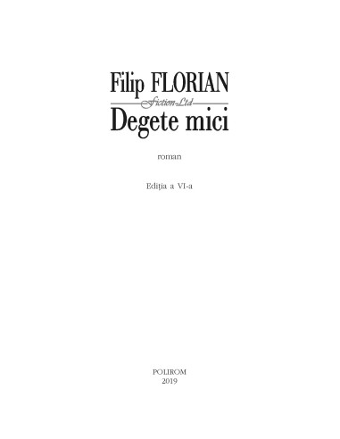 Degete mici.  Degete mici.