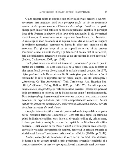 Autonomia copilului de vârstă mică