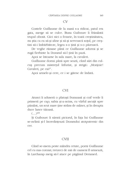 Cântarea despre Guillaume (ediţie bilingvă)