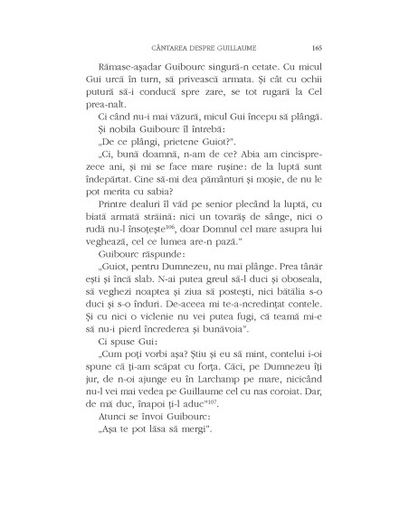 Cântarea despre Guillaume (ediţie bilingvă)