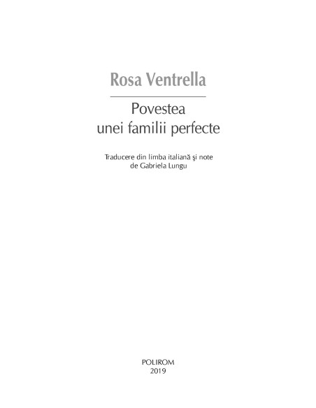 Povestea unei familii perfecte