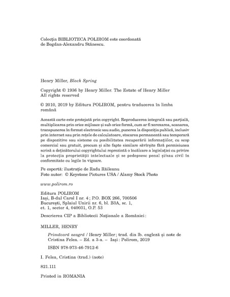 Primăvară neagră (ediția 2019)