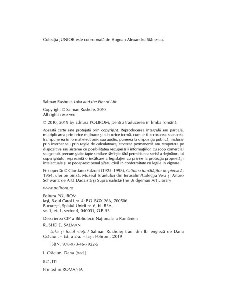 Luka şi Focul Vieţii (ediţia a 2-a)