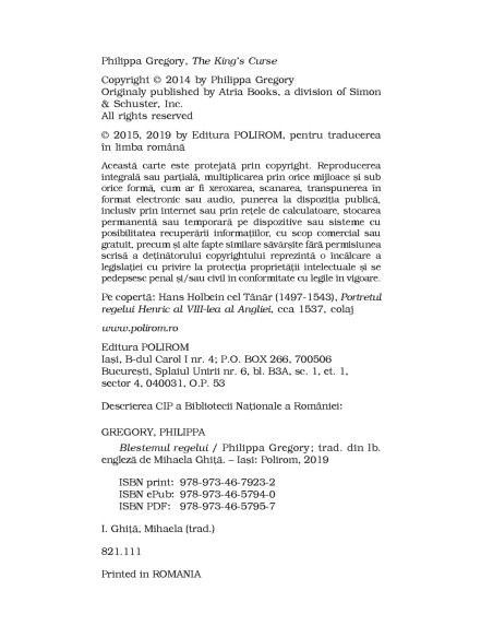 Blestemul regelui