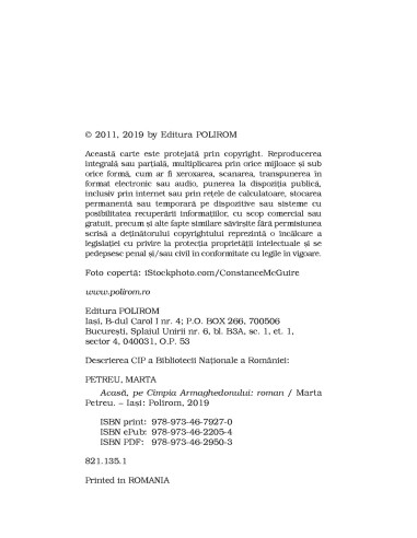 Acasă, pe Cîmpia Armaghedonului Acasă, pe Cîmpia Armaghedonului