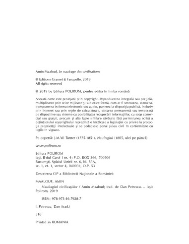 Naufragiul civilizațiilor