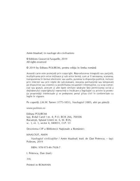 Naufragiul civilizațiilor