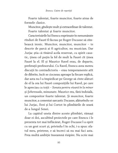 Enescu. Caiete de repetiţii