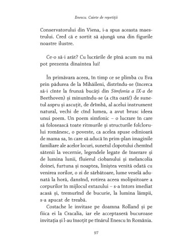 Enescu. Caiete de repetiţii