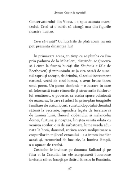 Enescu. Caiete de repetiţii