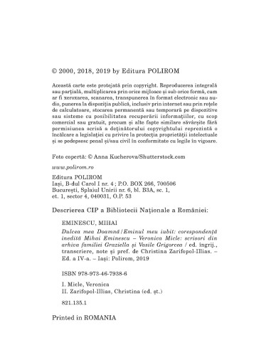 Dulcea mea Doamnă Eminul meu iubit