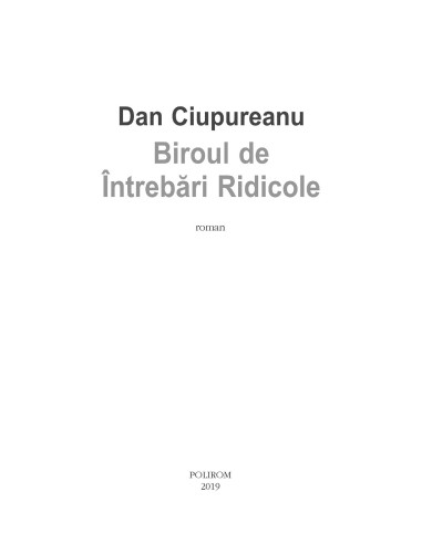 Biroul de Întrebări Ridicole