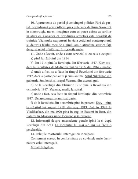 Corespondenţă. Jurnale