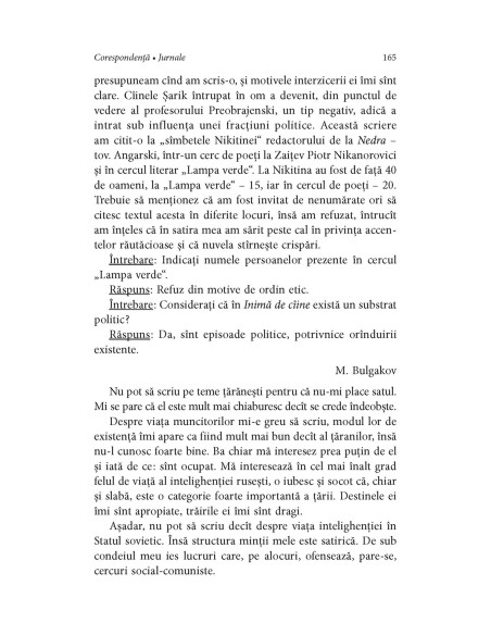 Corespondenţă. Jurnale