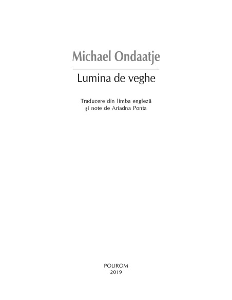 Lumina de veghe