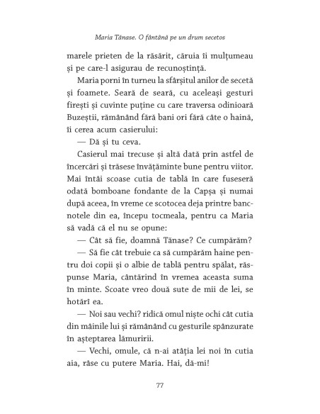 Maria Tănase. O fântână pe un drum secetos