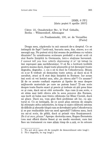 Scrisori către Vera Scrisori către Vera