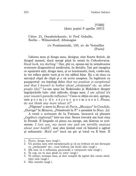 Scrisori către Vera