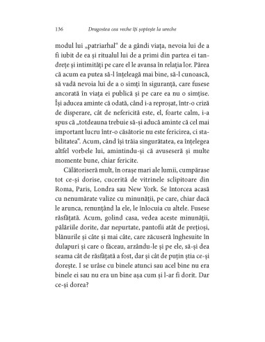 Dragostea cea veche îţi şopteşte la...