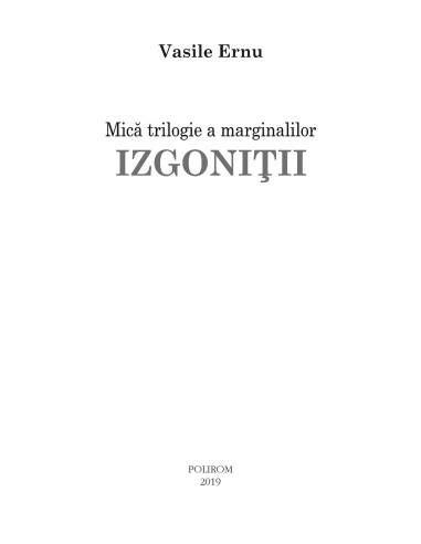 Izgoniţii