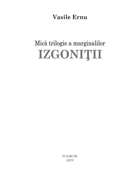 Izgoniţii