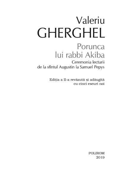 Porunca lui rabbi Akiba