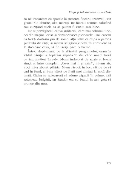 Viaţa şi întoarcerea unui Halle