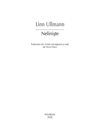 Nelinişte Nelinişte