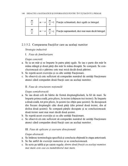 Didactica matematicii şi informaticii pentru învăţămîntul primar
