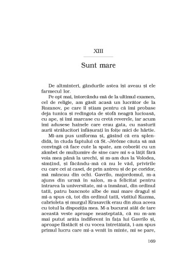 Adolescenţa. Tinereţea