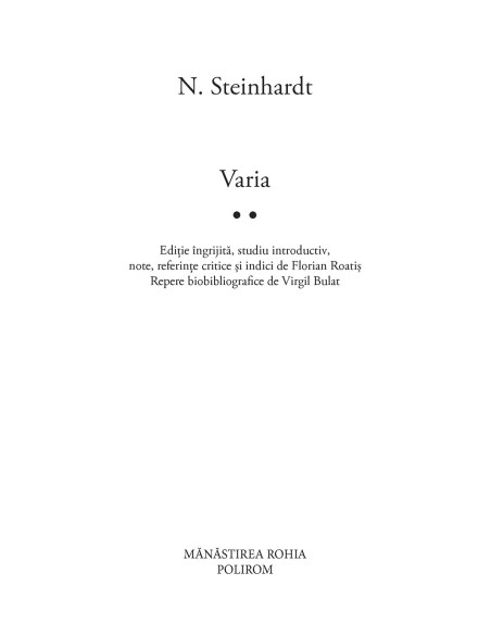 Varia (vol. II)