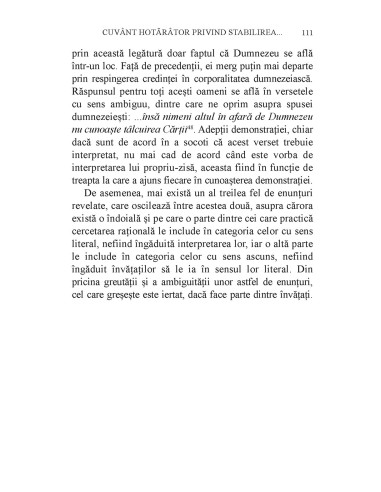 Cuvânt hotărâtor privind stabilirea...