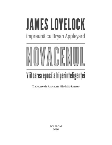 Novacenul. Viitoarea epocă a... Novacenul. Viitoarea epocă a...