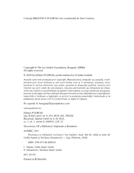 Povestea cu elefantul vizirului