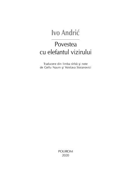 Povestea cu elefantul vizirului