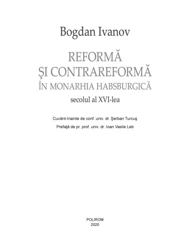 Reformă şi Contrareformă în Monarhia... Reformă şi Contrareformă în Monarhia...