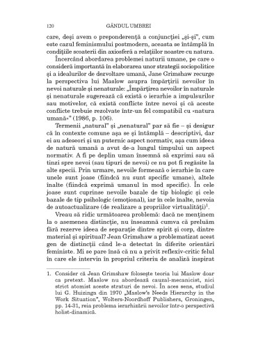 Gândul umbrei. Abordări feministe în... Gândul umbrei. Abordări feministe în...
