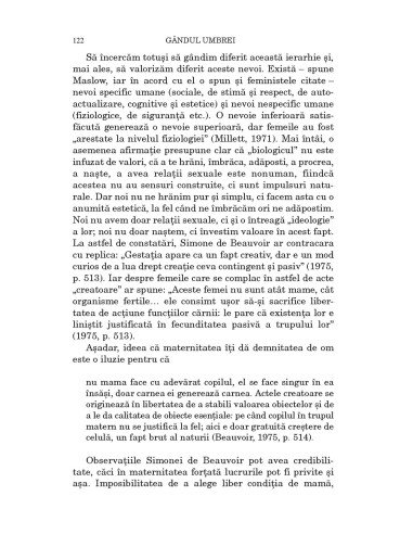 Gândul umbrei. Abordări feministe în... Gândul umbrei. Abordări feministe în...