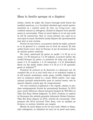 Istoriile alimentaţiei Istoriile alimentaţiei