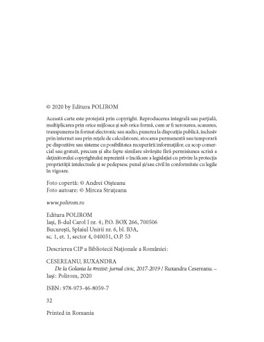 De la GOLANIA la REZIST