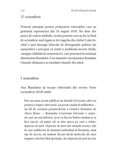 De la GOLANIA la REZIST