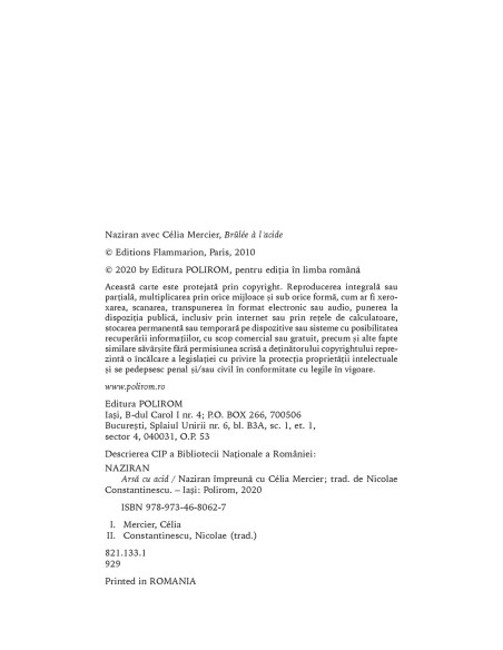Arsă cu acid