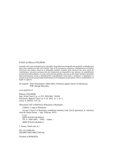 Jurnal. Volumul al III-lea: 1893-1897